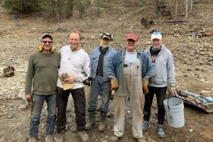 Trail volunteers have removed more than 30 tonnes of scrap metal, industrial debris, tires and household waste from the Columbia riverbanks. Photo courtesy of City of Trail.